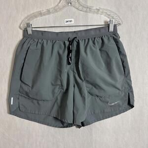 Nike Men's Size Large Gray Flex Stride 5" Inseam Lined Activewear Shorts